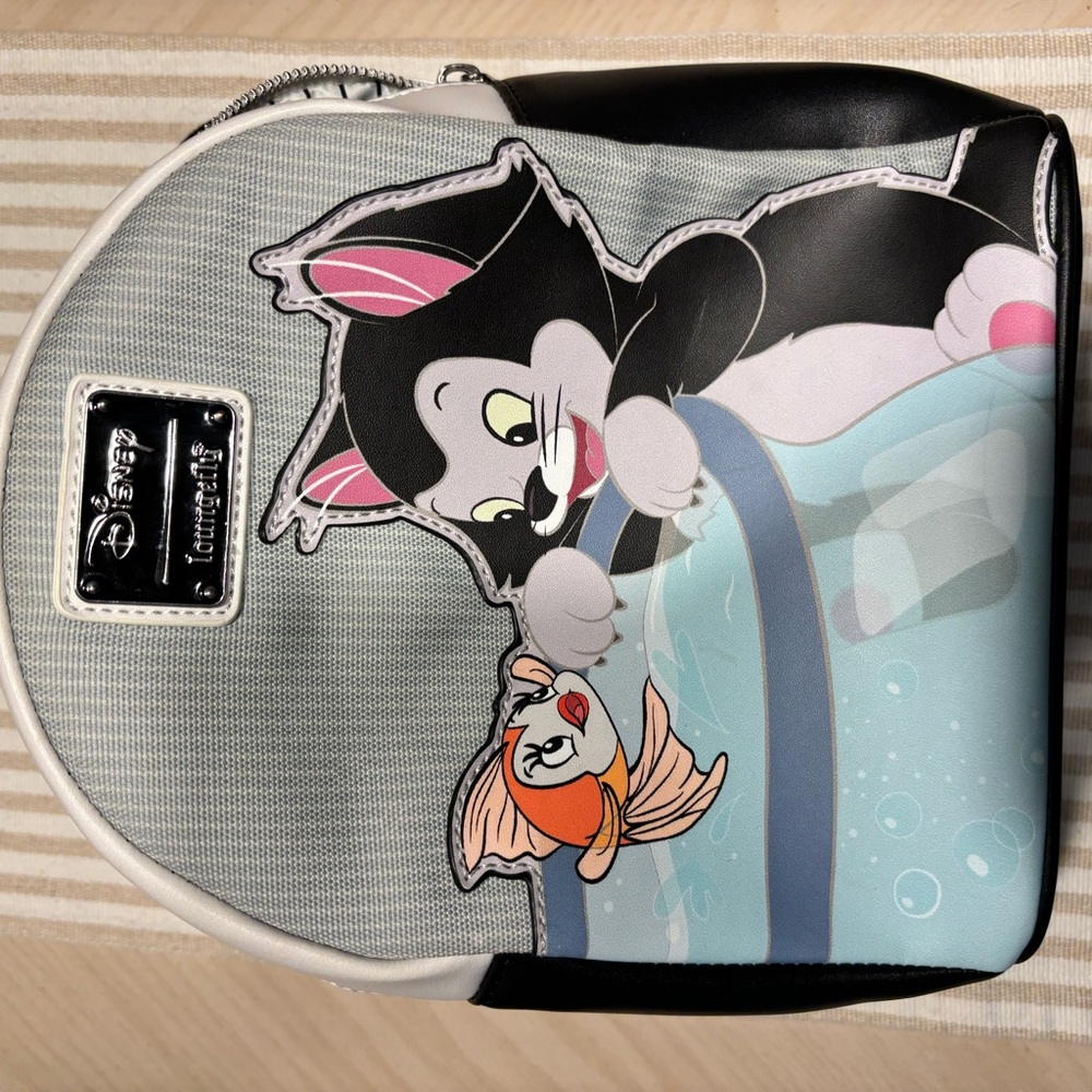 Loungefly Disney Figaro and Cleo mini backpack and wallet set